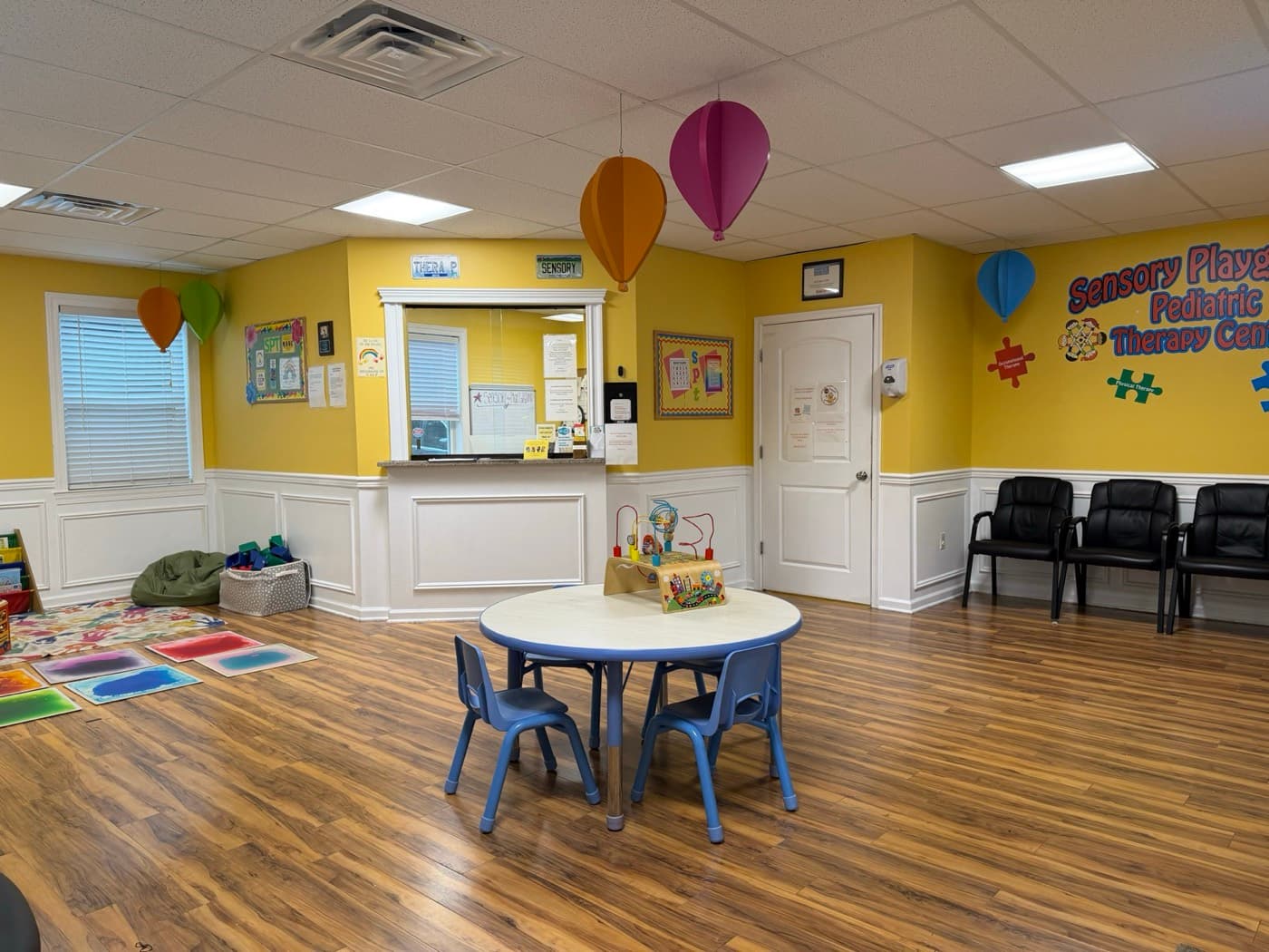 Reception and open activity room