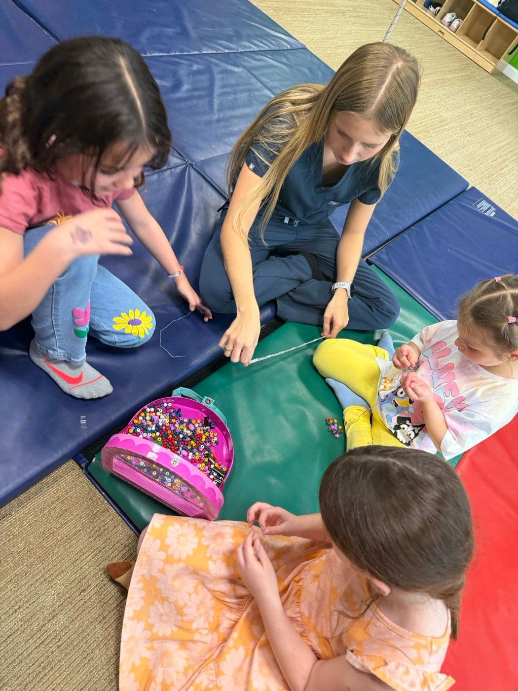 A small-group social skills session